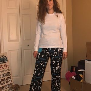 white ribbed long sleeved shirt